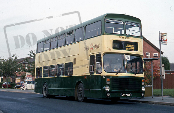 Tame Valley JOV753P Bosden Farm 9/92