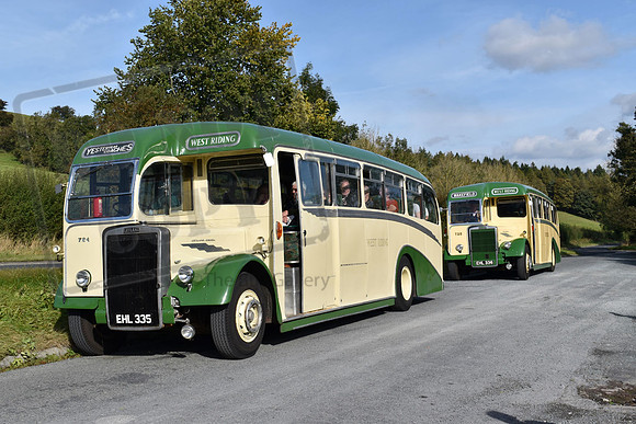 Preserved West Riding EHL335 EHL336 nr Halton East 101021