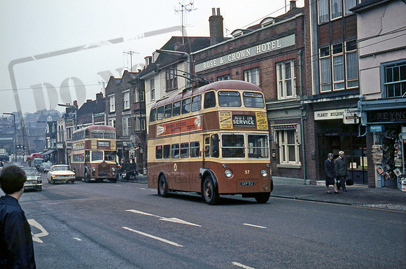 Maidstone Corporation Trolleybus GKP512