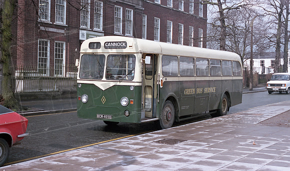 Green Bus BCW469B Cannock RP3 160486