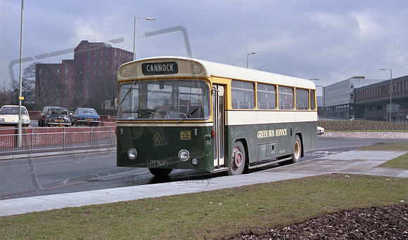 Green Bus JTF152F Cannock RP3 160486