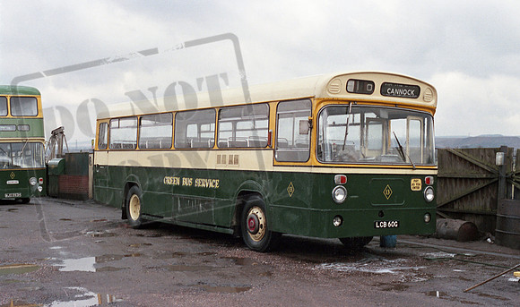 Green Bus LCB60G Great Wyrley RP3 160486