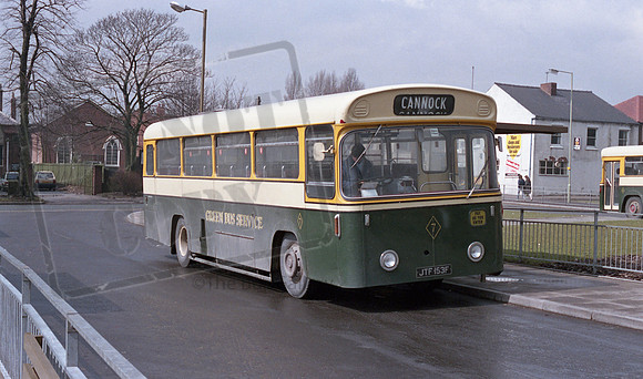 Green Bus JTF153F Cannock RP3 160486