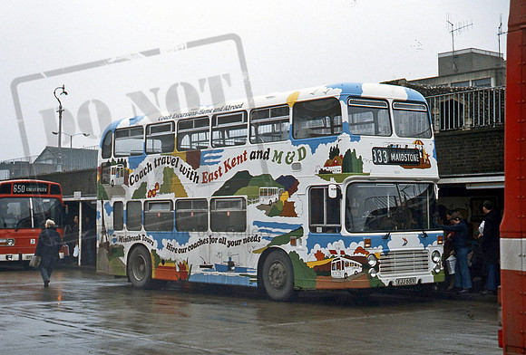 East Kent XJJ651V in Canterbury 1981