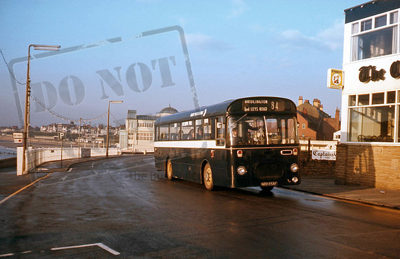 NRH858F in Bridlington in 10/74