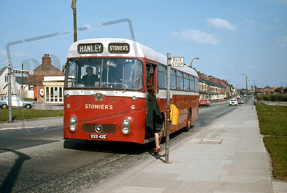Stonier DXD42C at Goldenhill in April 1976
