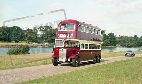 Preserved Leicester CBC921 Woburn Showbus RP36 070986 023