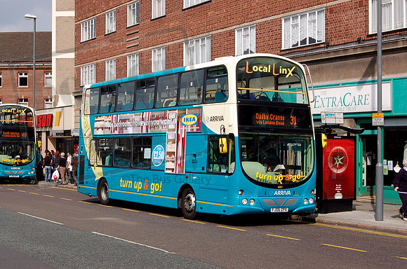 Arriva Fox County FJ06ZPX Leicester Apr07