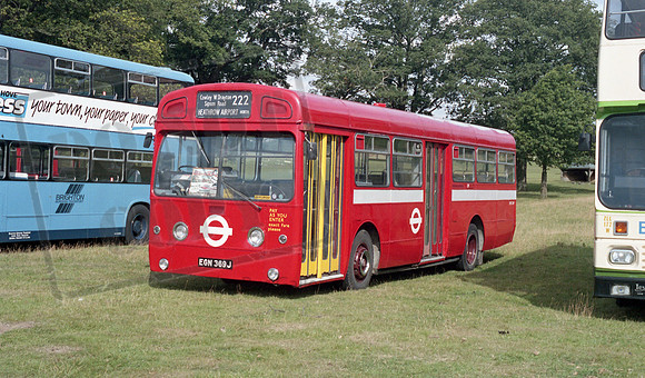 Preserved London Transport EGN369J Woburn Showbus RP36 070986 013