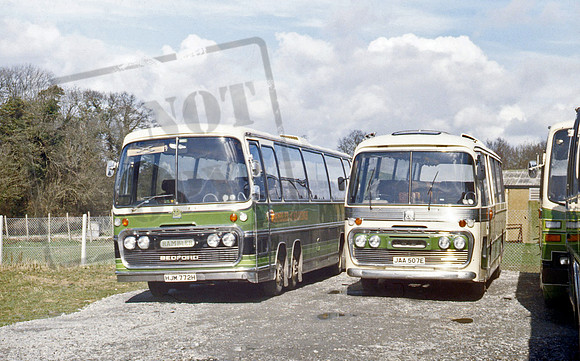 Rambler Coaches of St Leonards HJM772H 1981