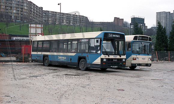Sheffield & District 255 E255TUB Sheffield RP96 88 025