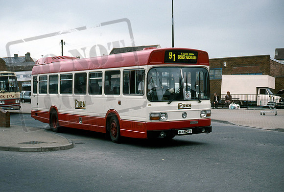 The Eden RJI5343 at Bishop Auckland in 7/94