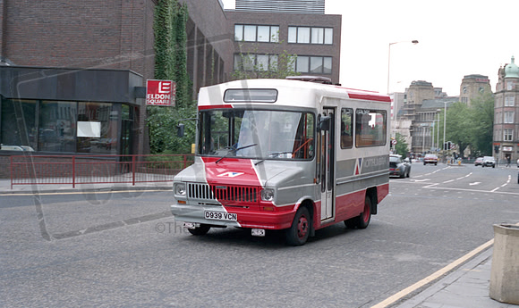 Northumbria D939VCN Newcastle RP63 87 037