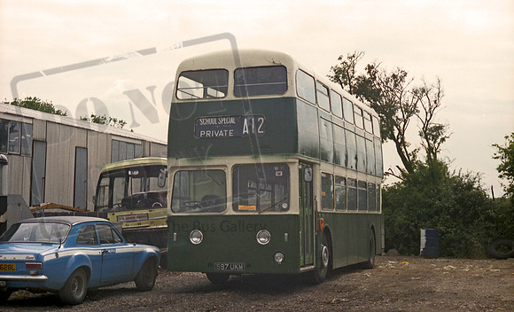 Kingsferry 597UKM at Lidsing in June 1982