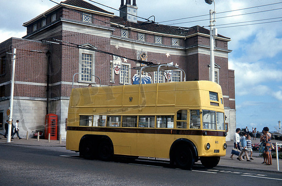 Bournemouth Transport Trolleybus BRU11 in 9/64