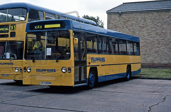 Bournemouth Yellow Buses JYJ269N in 8/02