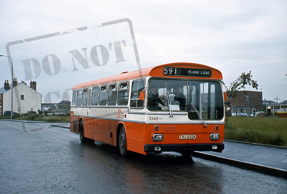 GMT TXJ522K at Plank Lane, Leigh in 6/76