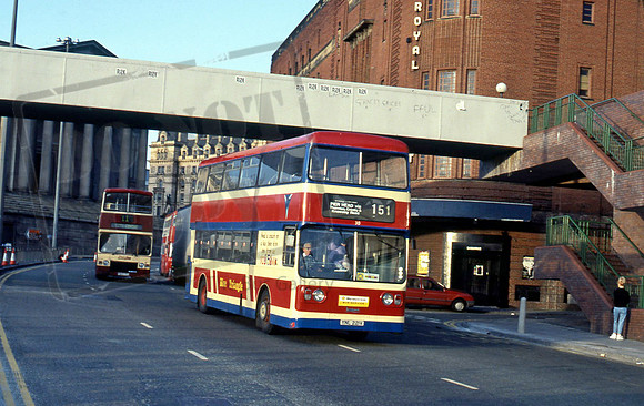 Blue Triangle YNL221V in Liverpool3/92