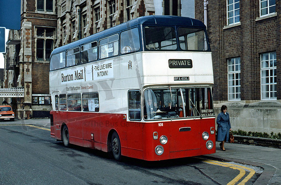 East Staffs RFA408J in 3/83