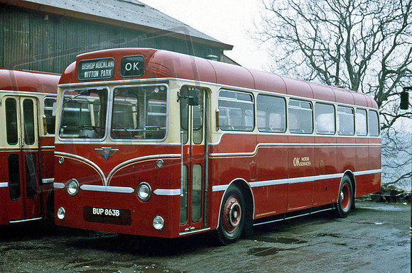 OK Motor Services BUP863B at Bishop Auckland in 1/72