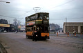 Glasgow Tram 1051 at Scotstoun West in 4/61