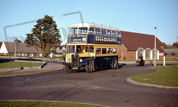 Eastbourne Corporation JK9985 in Priory Rd in 11/64