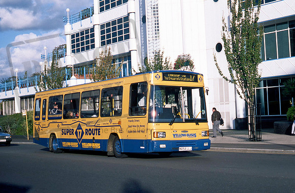 Bournemouth Yellow Buses M455LLJ in 10/99