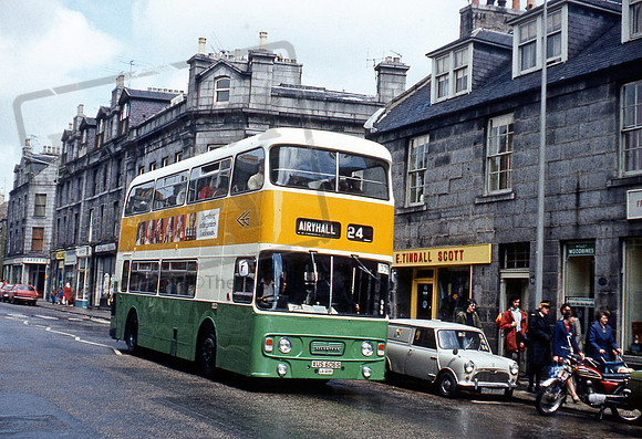 Glasgow XUS606S on hire to Grampian in 6/78