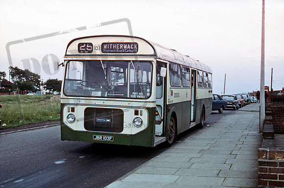 Sunderland Corporation JBR103F 7/73
