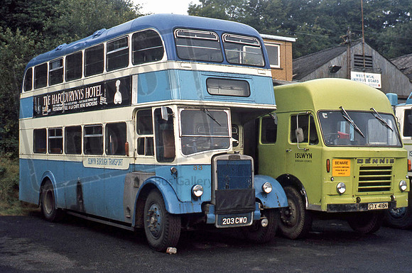 Islwyn Borough Transport 203CWO in 9/81