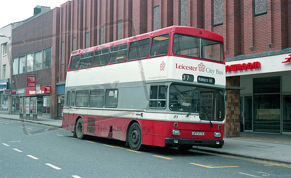 Leicester City Bus UFP177S Leicester RP25 270486 034
