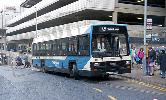 Sheffield & District 255 E255TUB Sheffield RP95 88 038