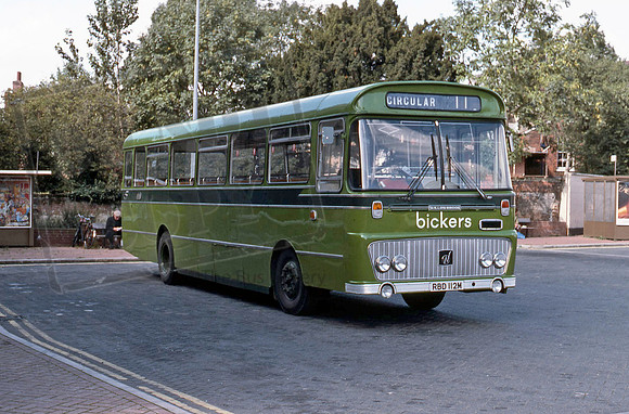 Bickers of Coddenham RBD112M Ipswich 10/84